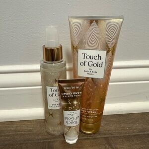 Bath & Body Works Touch Of Gold Set
